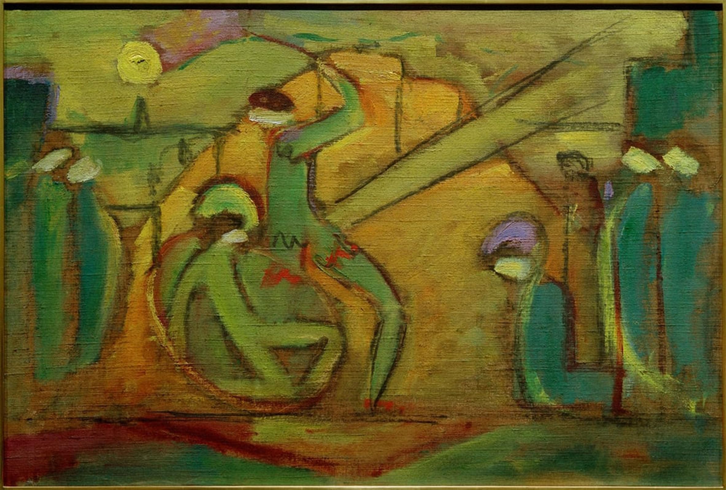 Tableaux sur toile décorative d'art moderne célèbre Hermann Stenner 60x90