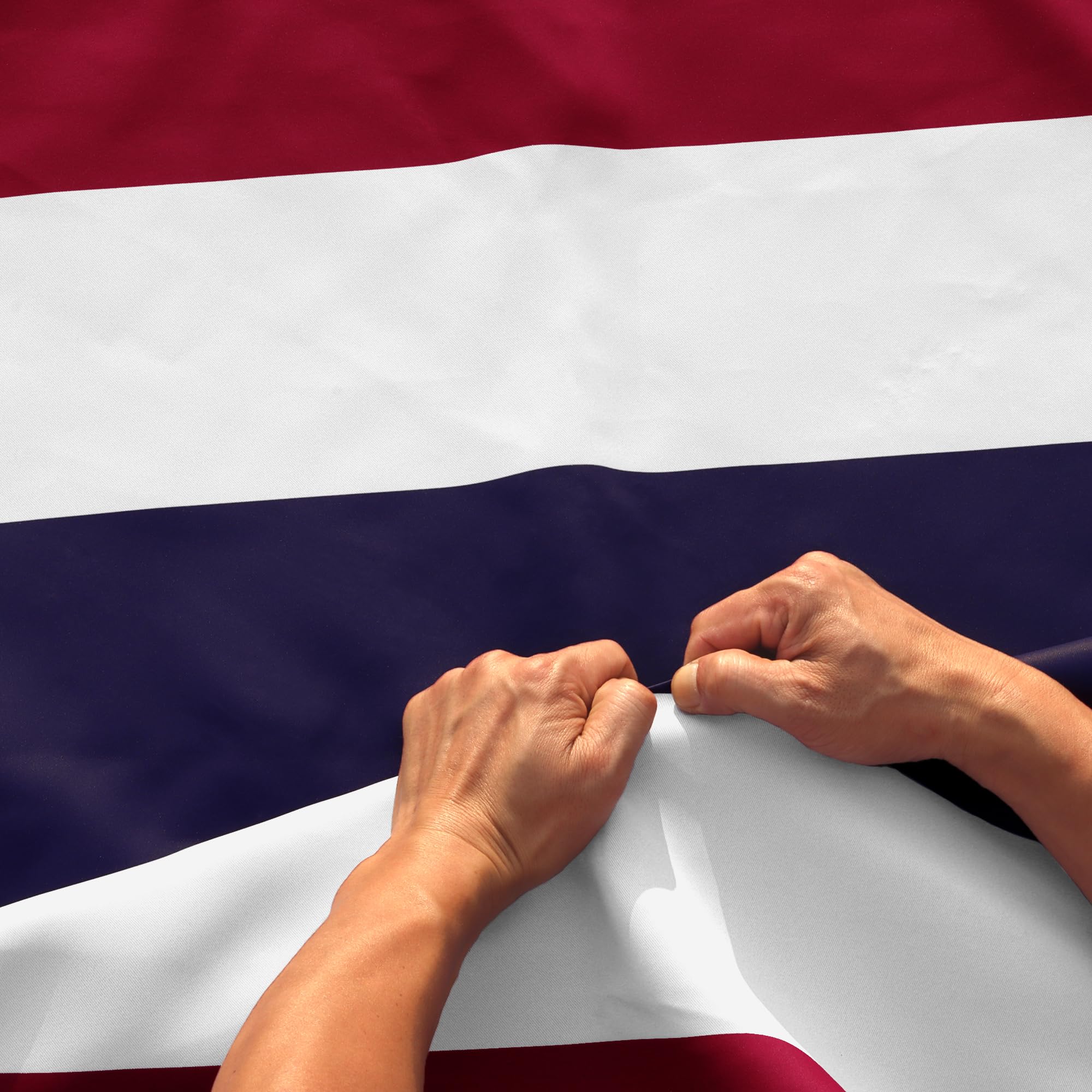 Drapeau Thaïlande haut de gamme triple épaisseur Anley résistant aux plis 3x5ft