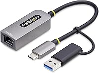 Vista 15 de StarTech.com Adaptador USB-C a Gigabit Ethernet - Blanco - Compatible con Thunderbolt 3 / 4 - Windows y Mac - Convertidor de red LAN RJ45 (US1GC30W)