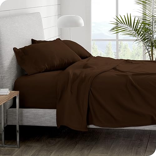 Miniatura 6 de Bare Home Juego de sábanas de forro polar súper suave, tamaño Queen, forro polar de felpa extra, sábanas de cama sin pelusas, calidez acogedora para