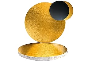 6 pcs gold/black cake base 9 inch disposable cake boards 2mm thick for food