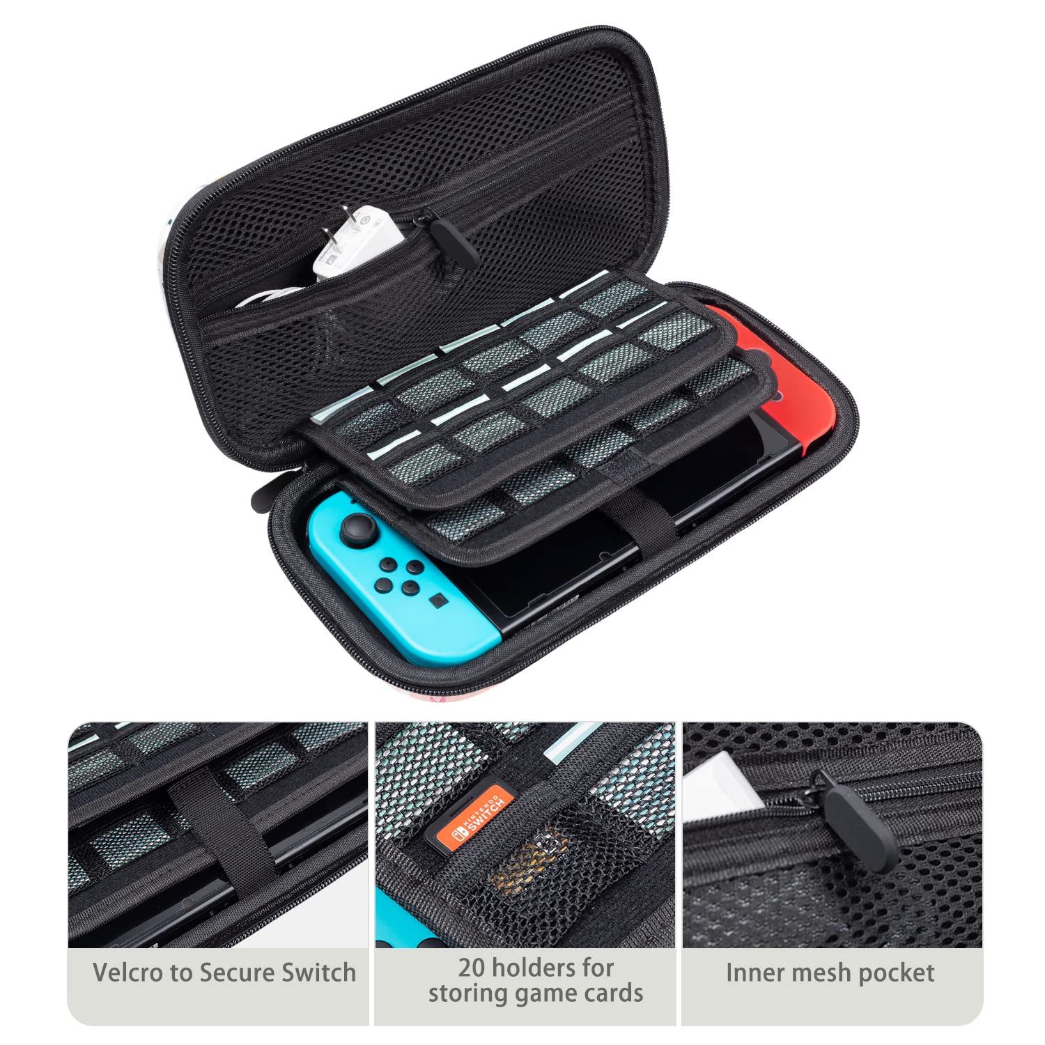 Amazon.com: Lalumix Nintendo Switch Case OLED Model 2021, Nintendo 