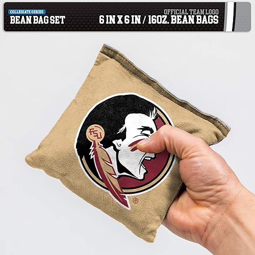 Miniatura 41 de Wild Sports - Puf de doble cara NCAA College de 8 unidades, bolsas de lanzamiento prémium para juego de cornhole, ideal para portones traseros