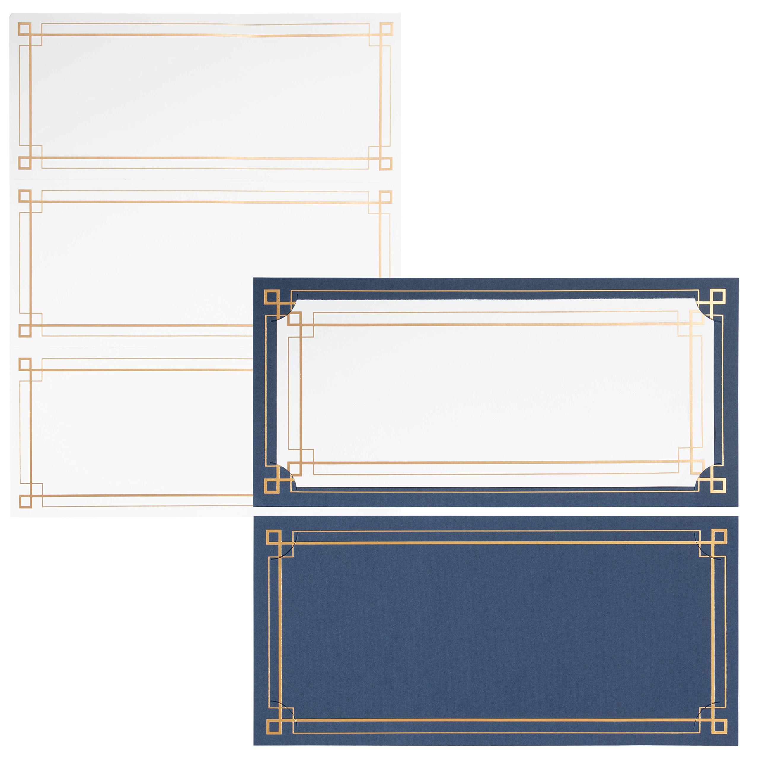 Buy Sustainable Greetings 24-Pack Printable Blank Gold Foil Gift ...