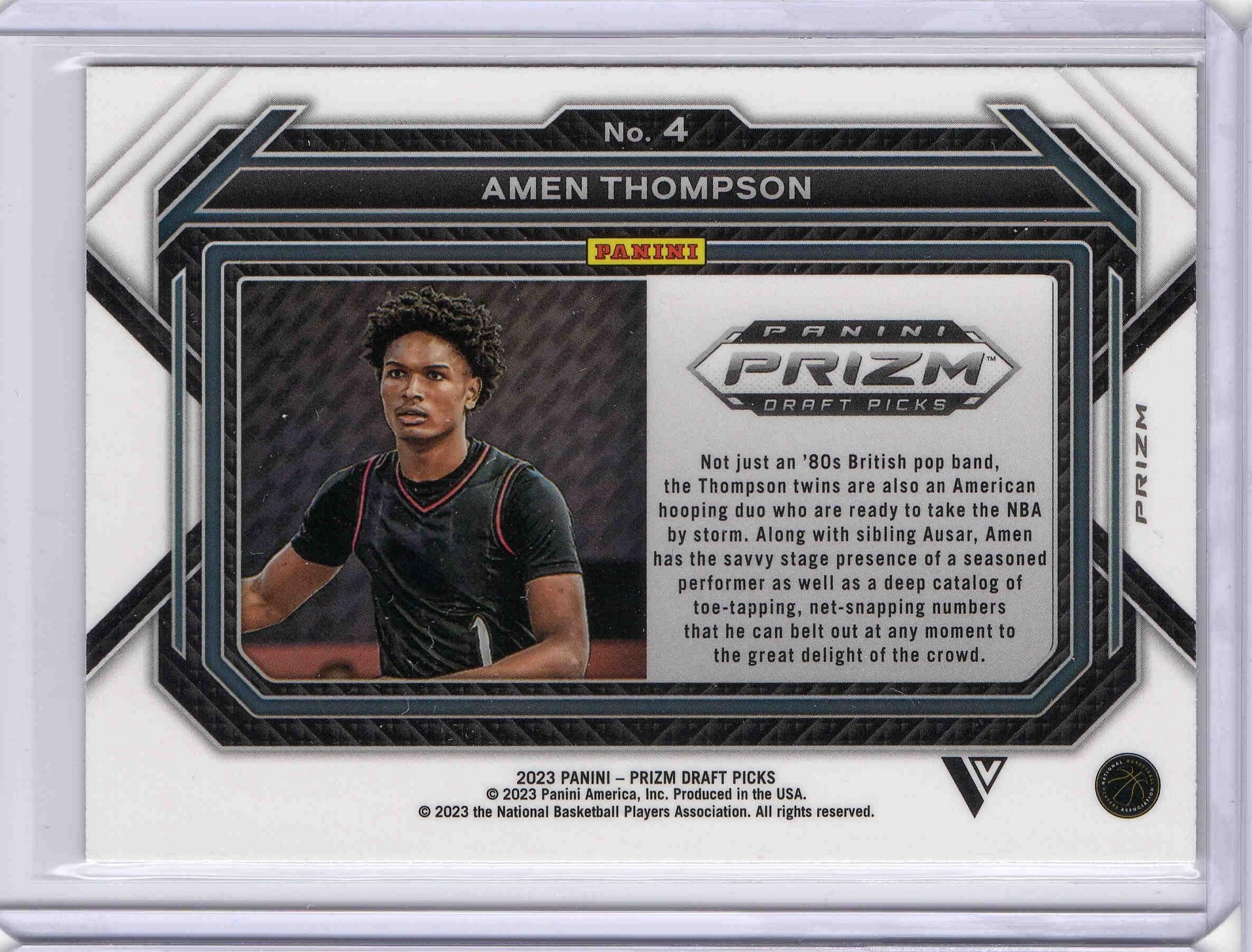 Amazon.com: 2023-24 Trading Card Prism Draft Picks Variation