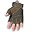 WTACTFUL Tactical Gloves Fingerless Half Finger Gloves for Army Gear Driving Paintball Airsoft Riding Motorcycle Motorbike Hunting Cycling Work Men Women Size Medium Green