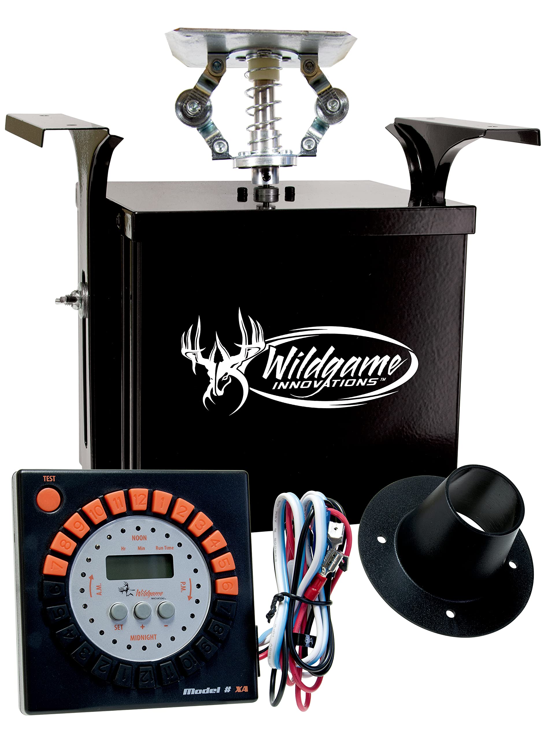Wildgame Innovations Evolution Feeder 6V Digital Power Control Unit for Deer Hunting | Varmint-Proof Programmable Feeder Kit with 4 Available Feed Times & 30ft Feed Range