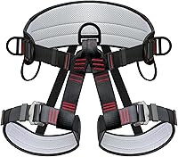DIJJIG Professional Thickened Half Body Safety Harness Belt - CE Certified Climbing Gear for Tree Climbing, Fire Rescue, Roofing, 300KG Limit