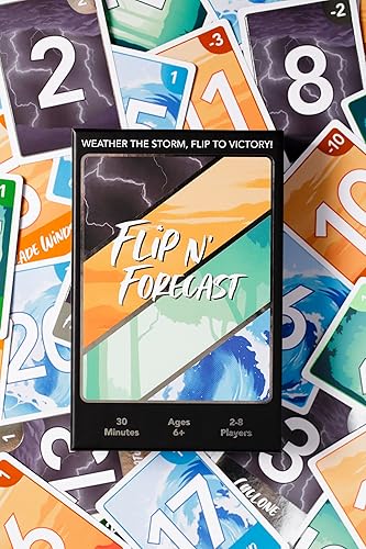 Miniatura 3 de One More Round Games - Flip N' Forecast - El mejor juego de cartas de estrategia para familiares y amigos