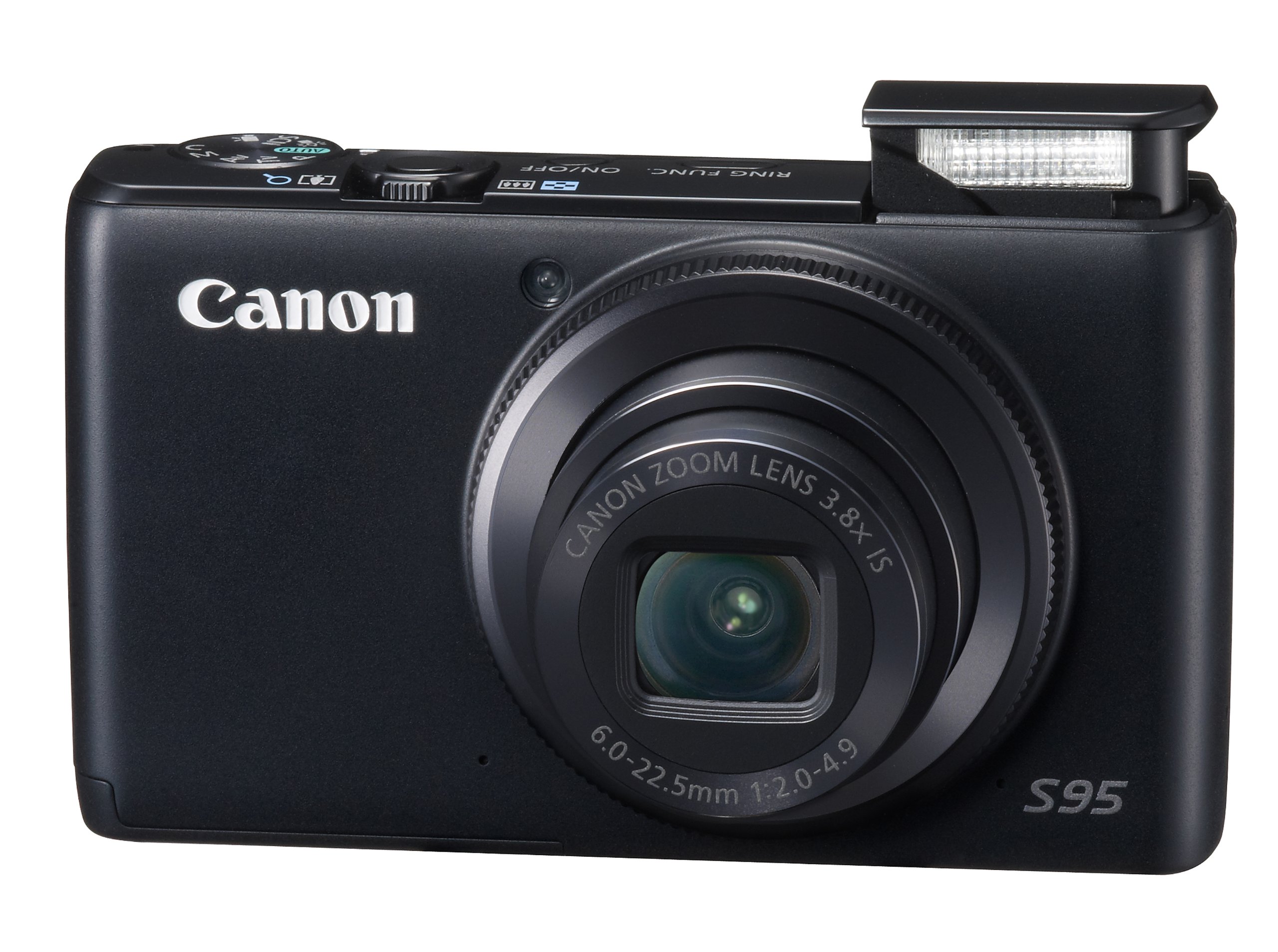 Buy Canon PowerShot S95 10MP Point-and-Shoot Digital Camera (Black 