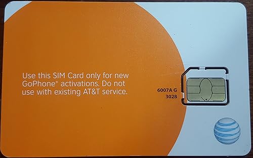 Miniatura 2 de AT&T Tarjeta SIM, compatible con servicio celular AT&T prepago (GoPhone) y pospago AT&T (Micro)