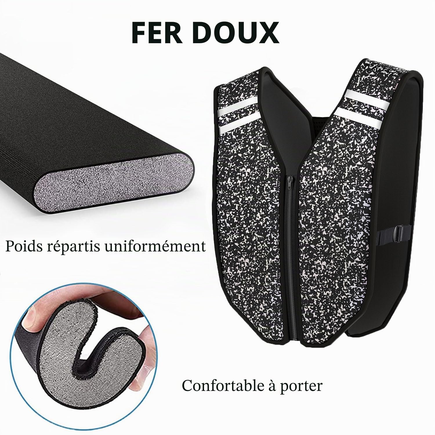 PROIRON Gilet Lesté, Lavable Gilet Réfléchissant Doux, pour Poids Entraînement Musculation Exercise, Force et Endurance, Boxe, Veste De Course Sports pour Hommes Femme, 3kg 5kg 8kg 10kg