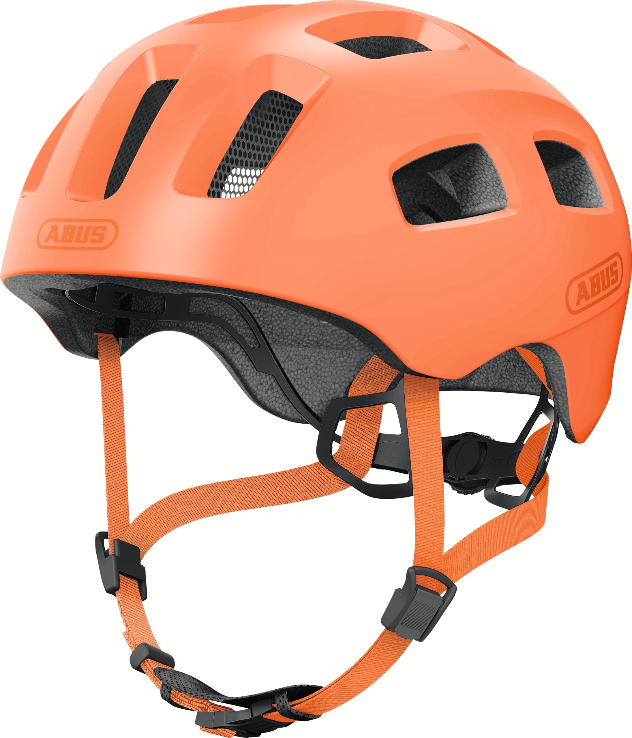 ABUS Youn-I 2.0 kask rowerowy z oświetleniem dla dzieci, młodzieży i młodych dorosłych – dla dziewcząt i chłopców