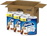 Vista 11 de Charmin Ultra Soft Cushiony Touch Toilet Paper, 18 Family Mega Rolls = 90 Regular Rolls