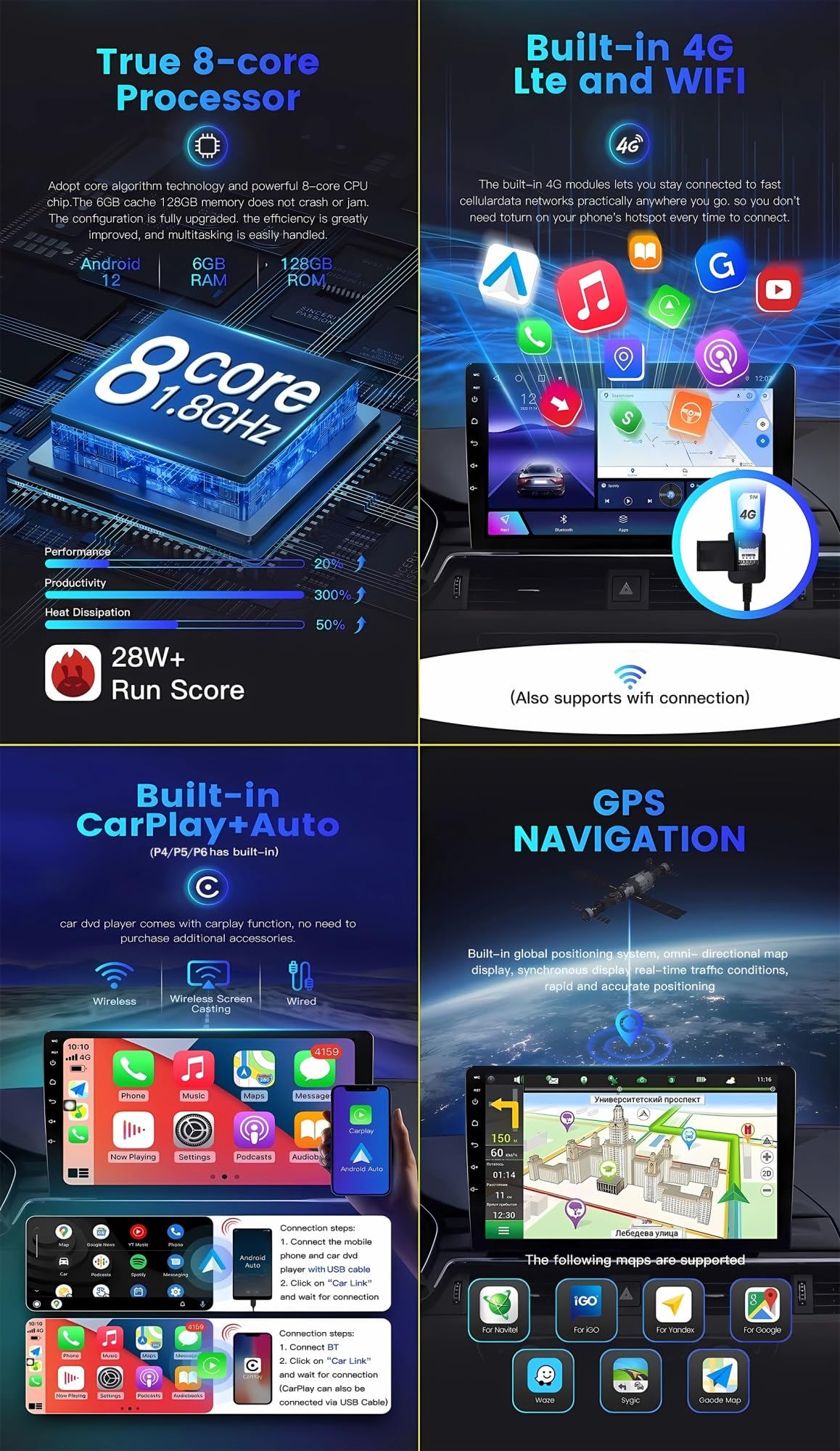 Android 12.0 2 Din radio samochodowe 9" ekran dotykowy samochodowe stereo do Infiniti QX60 2014-2019 z bezprzewodowym Carplay Android nawigacja samochodowa GPS AHD odwrócony obraz sterowanie