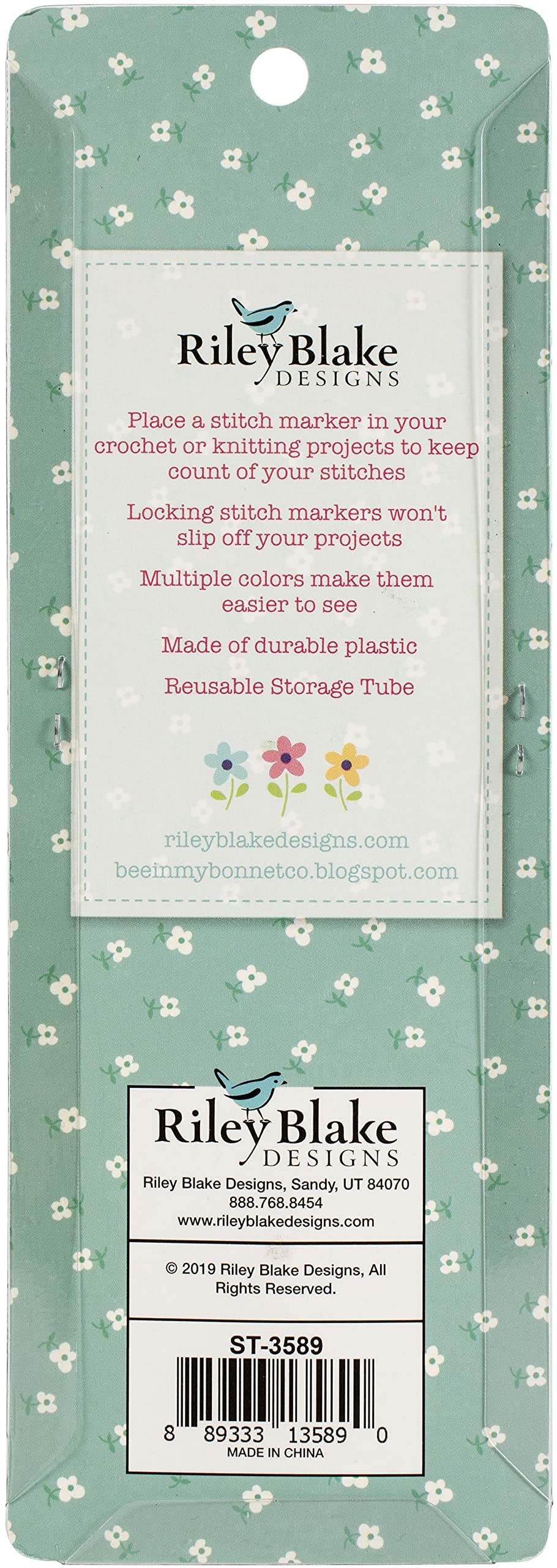RILEY BLAKE DESIGNS Stitch Marker, Multicolor