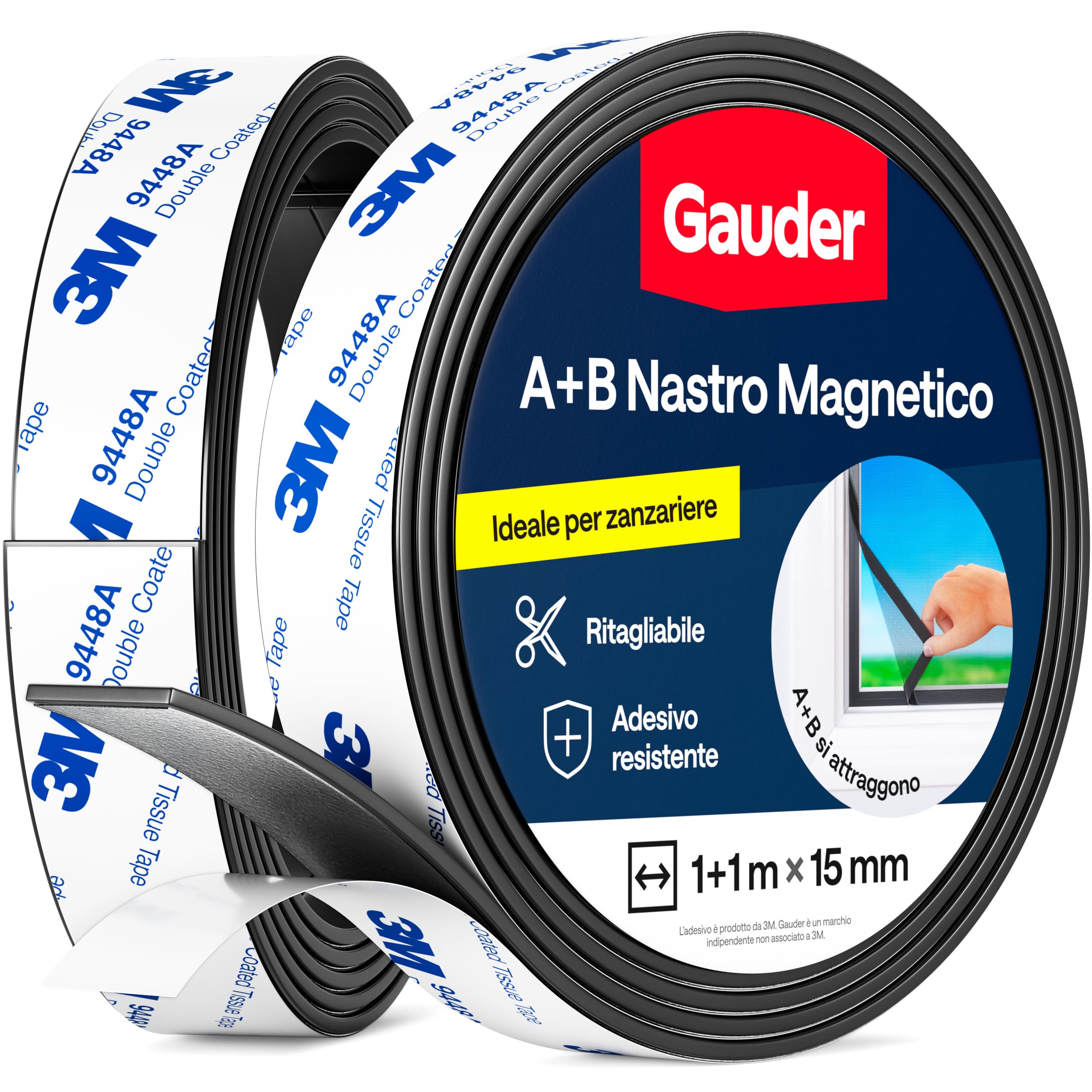 Nastro Magnetico Autoadesivo Di Alta Qualità - Tipo A Anisotropo - 1,5mm X 12,7mm X 10m - Foto 6