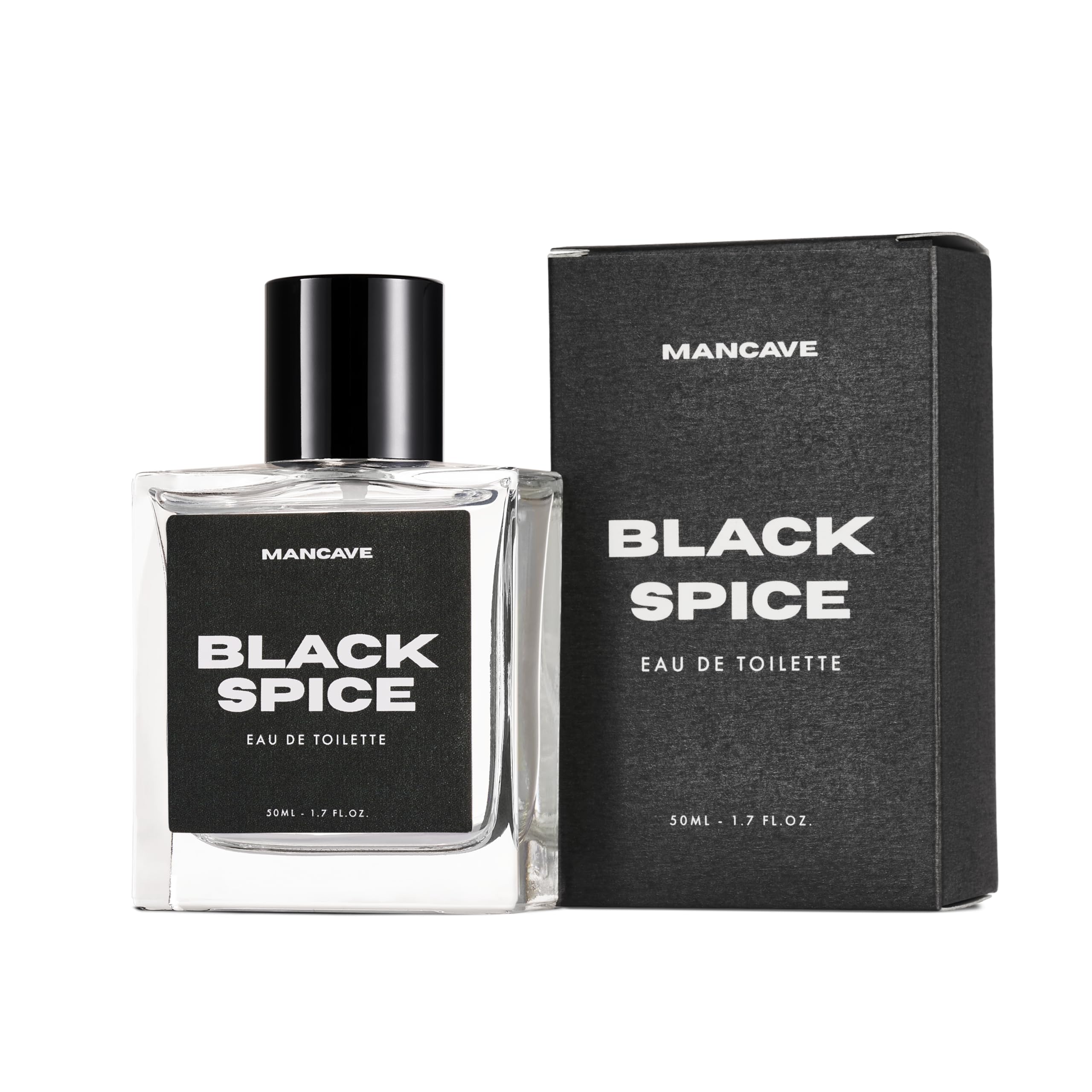 ManCave Blackspice Men's EDT 50ml, natural fragrance, Men Fragrance, Aftershave, premium ingredients, natural Fragrance, Gifts for him, lasting scent
