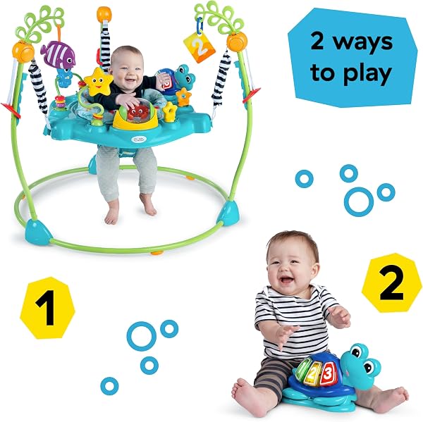 Baby Einstein, Ocean Explorers Curiosity Cove 2-in-1 Educational Activity Jumper and Floor Toy, Ages 6-12 Months - 2