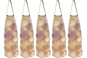 Hanging Mesh Storage Bags - The Ideal Solution for Storing Garlic