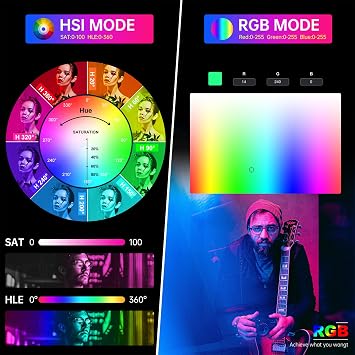GVM Upgraded 680 RGB LED Video Light with Lightings Stand Kit, 50W Photography Lighting with Bluetooth Control, Studio Light with 18 Lighting Scenes, led Panel Lights for Video Recording, 8500lux/0.5m