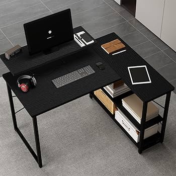 Amazon | ZXD パソコンデスク L字 ゲーミングデスク 幅105 L字