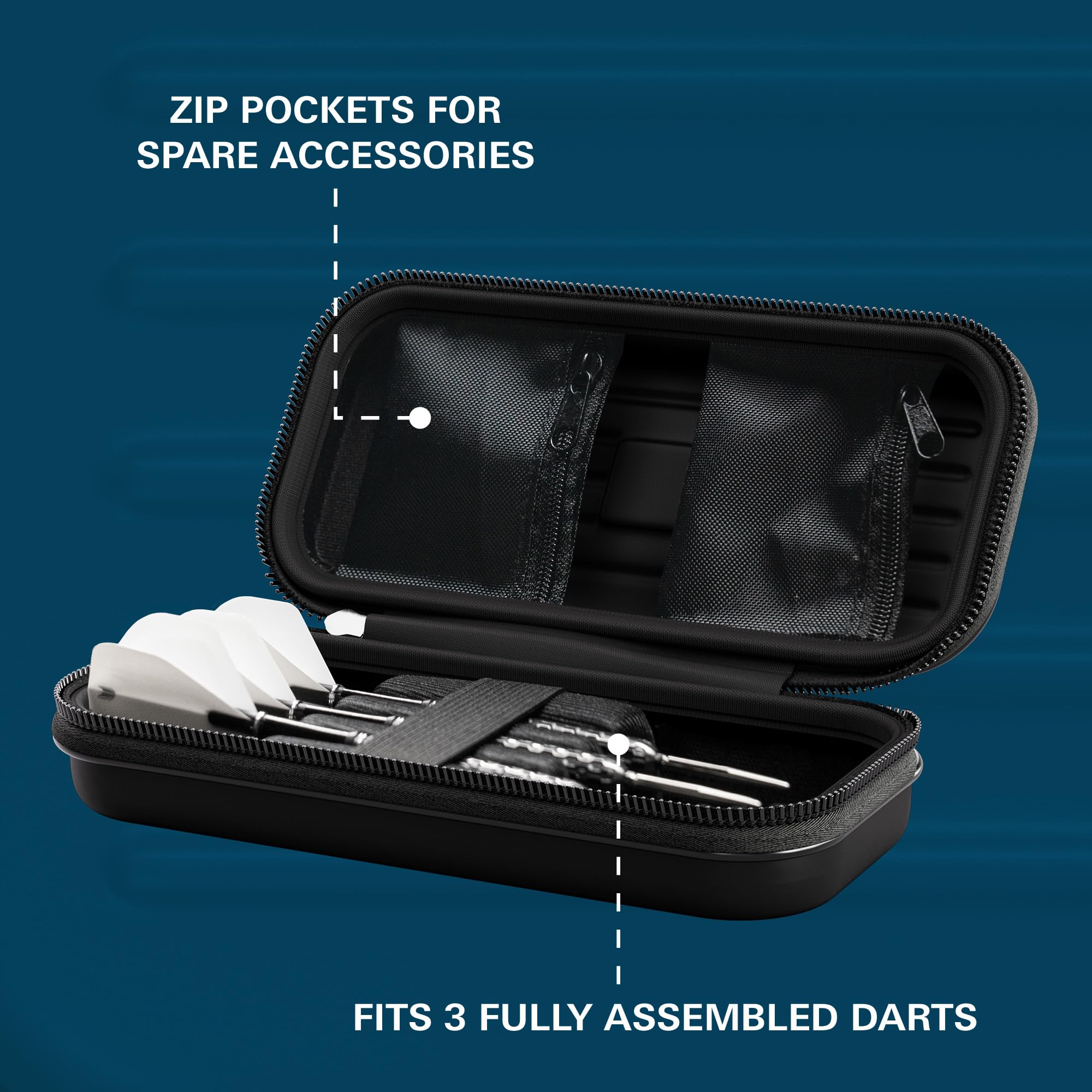 Target Darts Takoma Regular Darts Case - Holds x 1 zestaw portfela do darta