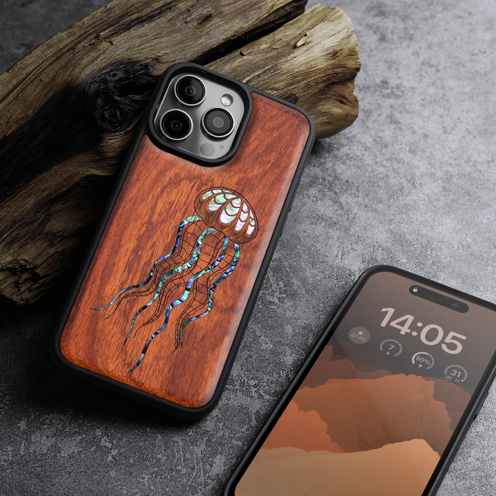 Tasikar Cover Compatibile con iPhone 13, Custodia in Pelle di