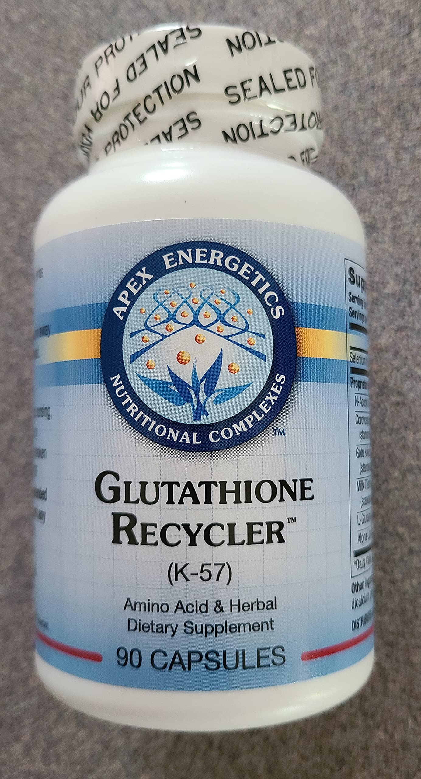 glutathione recycler ingredients Apex K57 Detox Supplement Capsule - 90 Count for sale online