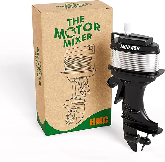 The Motor Mixer by HMC WindUp Outboard Mini Boat Motor
