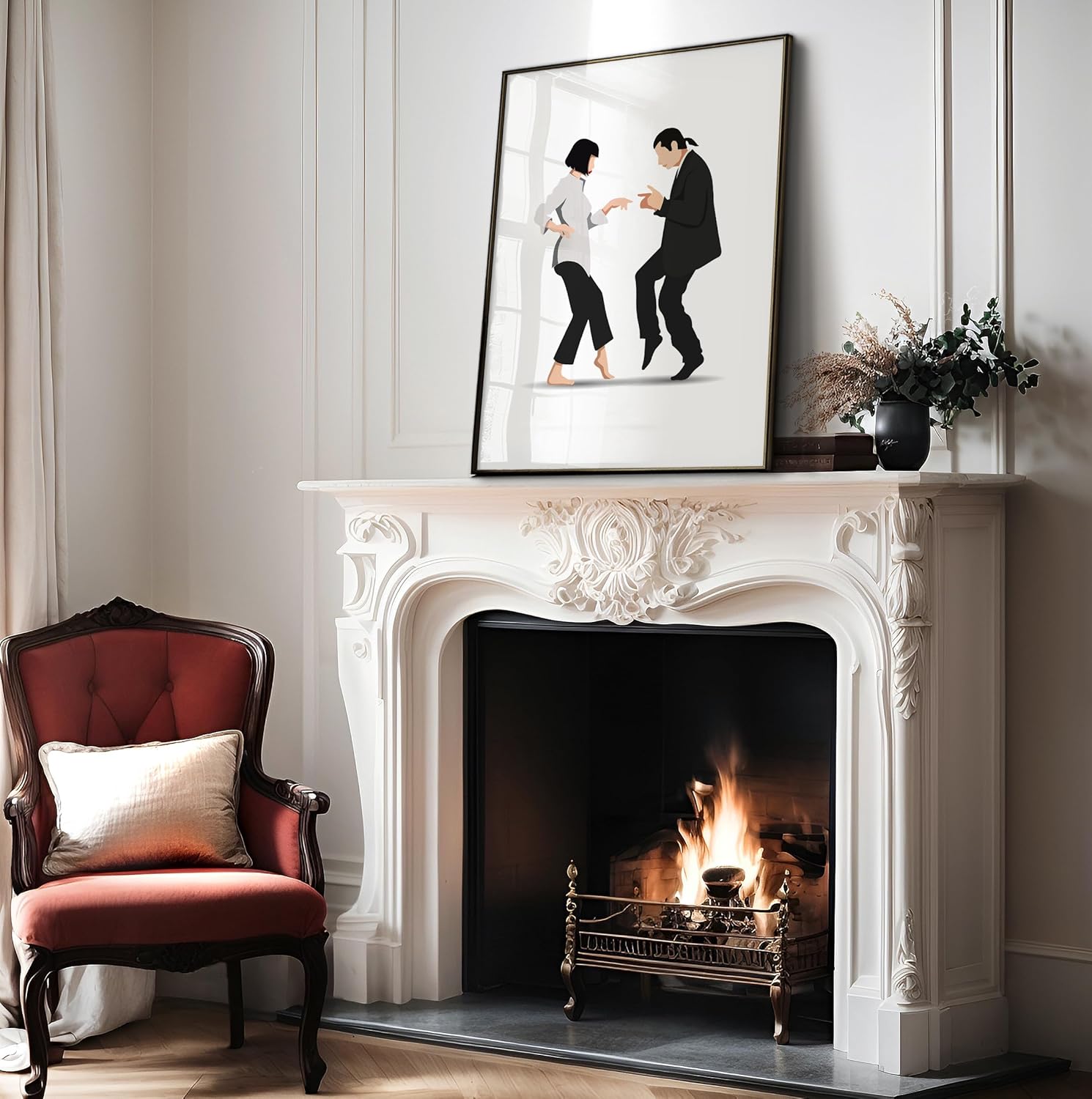 Poster Master Dance Scene Print - Classic Film The Twist Poster - Famous Movie Art - Gift for Men, Women & Dancers - Decor for Living Room or Studio - 16x20 UNFRAMED Wall Art