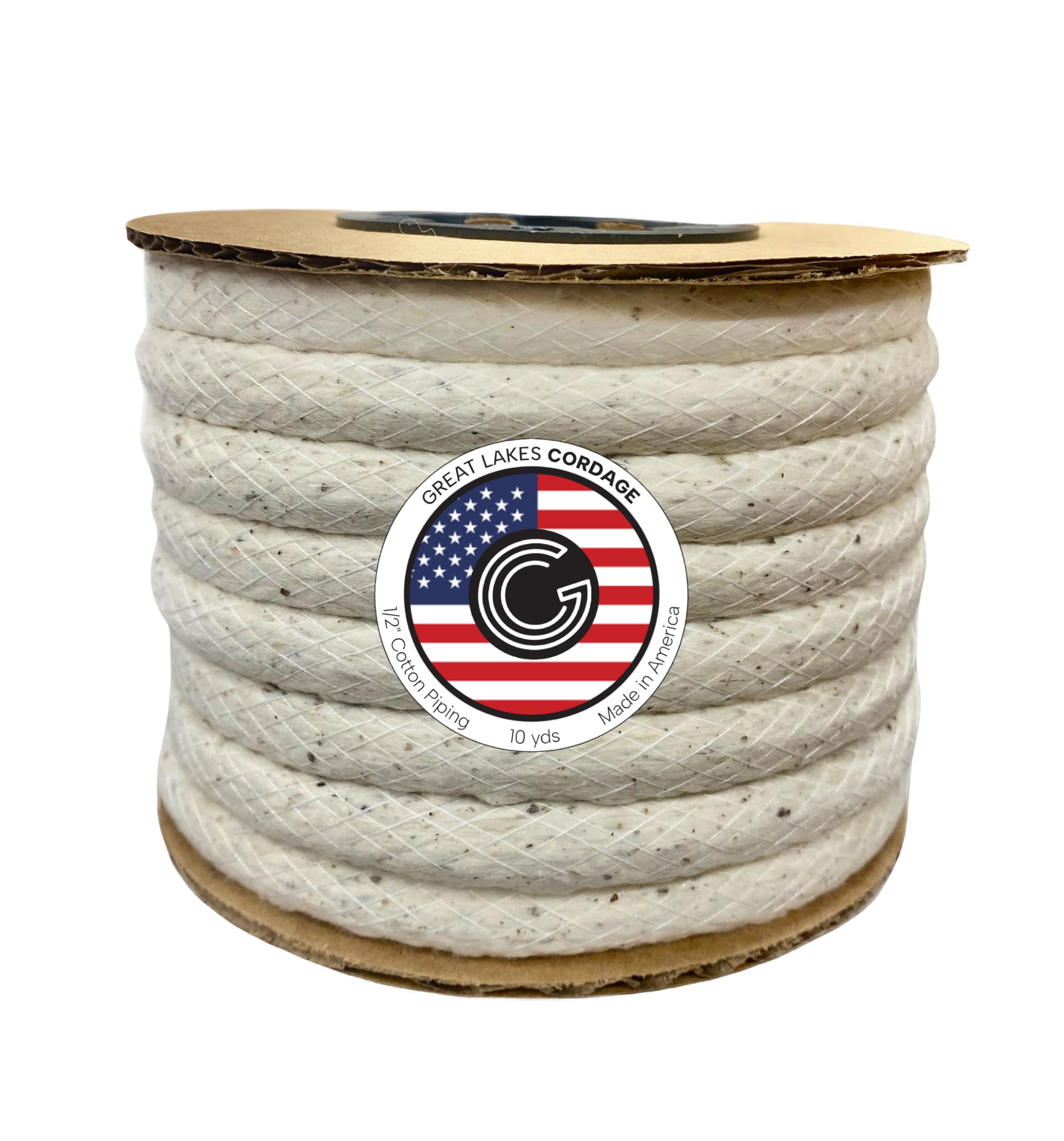 1/2" Cotton Piping Cord, Size 5 (10 yds)