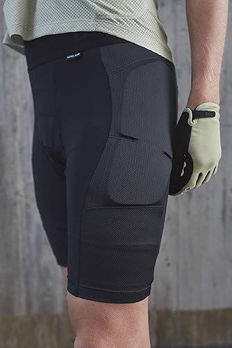 Miniatura 4 de POC Pantalones cortos Synovia VPD MTB Armor Uranium Negro LRG, Negro uranio