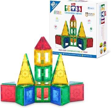 Tytan Magnetic Tiles 80-Piece Building Set by ZURU