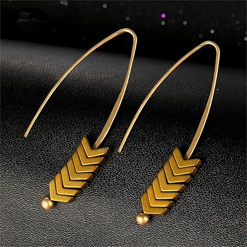 Vista 3 de MengPa Juego de aretes bohemios colgantes bohemios para mujer, joyería de moda única, Zinc, No es una piedra preciosa