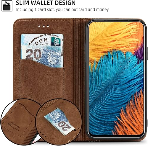 Miniatura 4 de Funda para Xiaomi 12S Ultra, funda de piel sintética con tapa para Xiaomi 12S Ultra Folio Wallet Cover con tarjetero cierre magnético Kickstand a