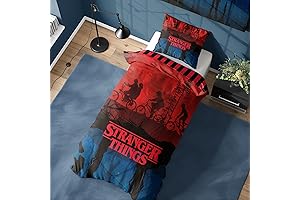 Stranger Things The Upside Down Single Duvet Cover and Pillowcase Set