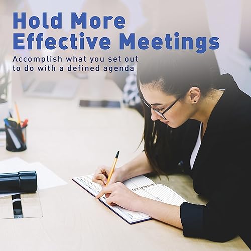 Miniatura 4 de S&O - Cuaderno mediano para reuniones de trabajo, cuadernos profesionales para organización del trabajo, cuaderno organizador de trabajo,