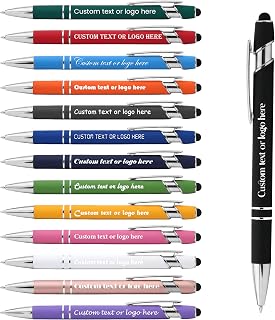 Sliver Glip Personalized Pens With Stylus