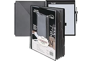 Samsill Customizable File Folder Pad with Pockets