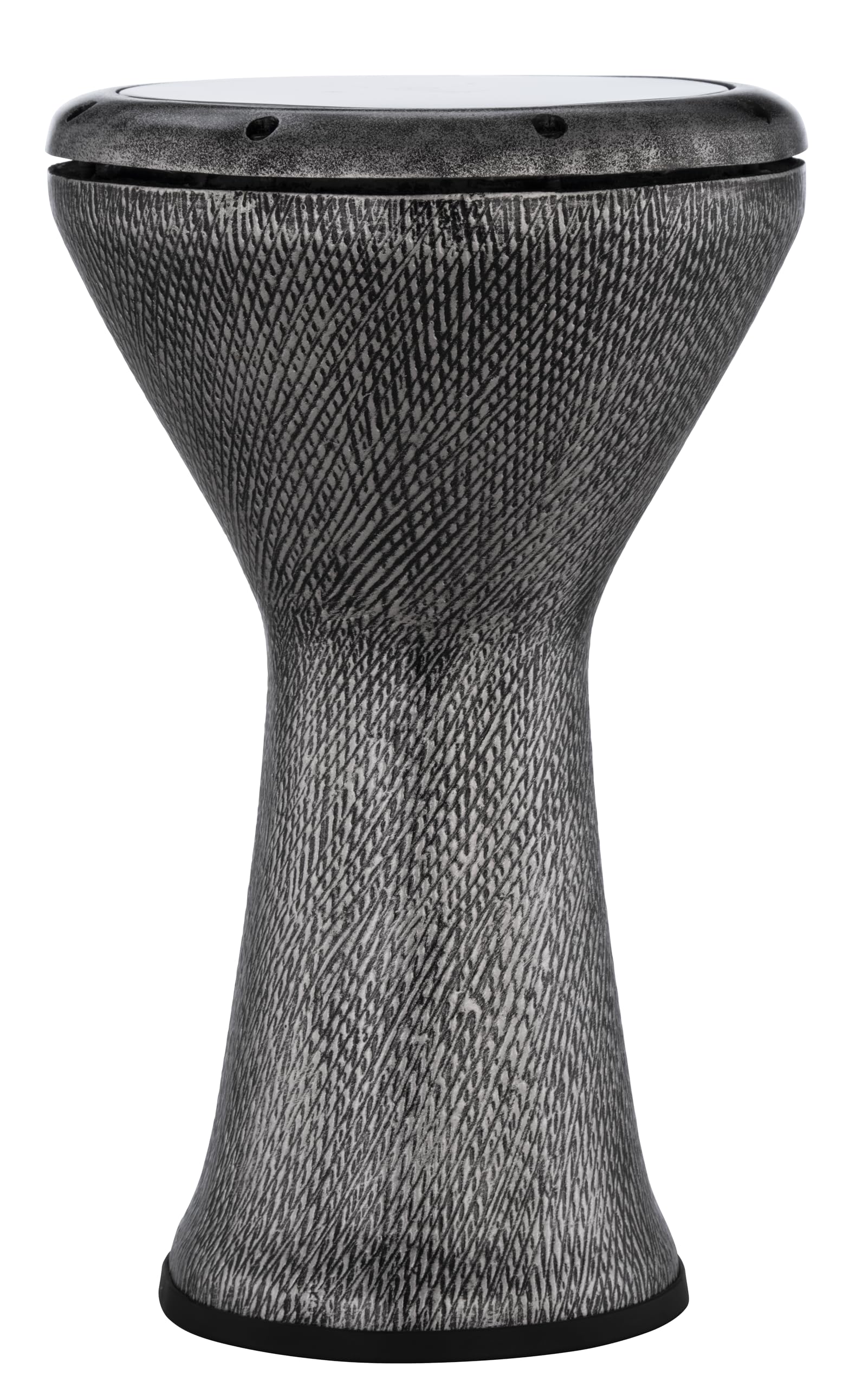 Pearl Fiberglass Doumbek - Artisan Antique Aluminum Finish*