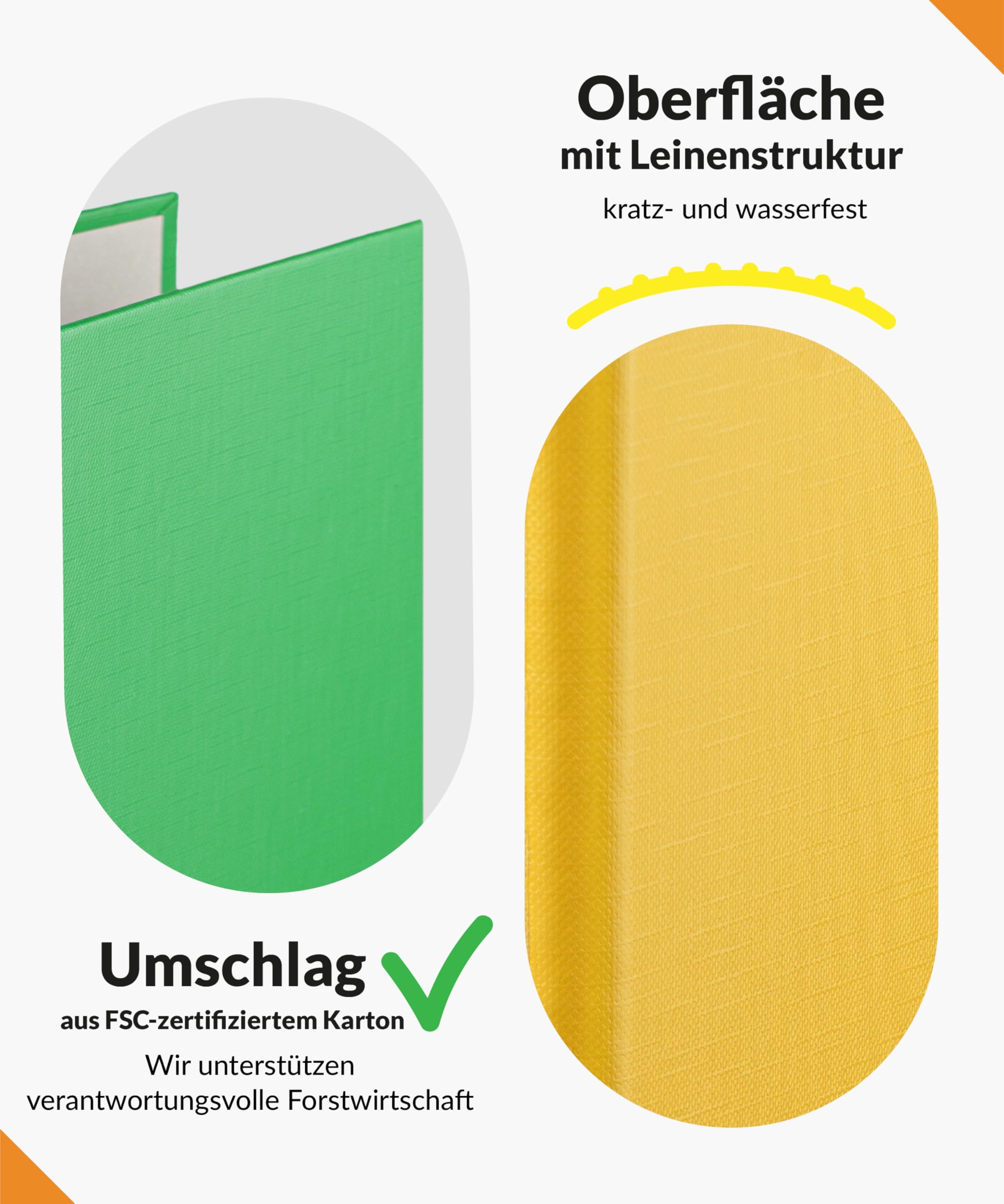 Eazy Büro-Ordner für Dokumente A4, Breit - 25er Hebelordner (Weiß)