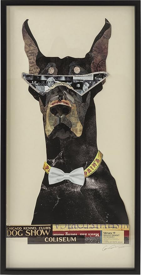 Amazon カレ画像フレームアートクール犬121 X 61 Cmアクセサリー ブラック ホワイト イエロー 3 8 X 61 X 121 Cm アートフレーム ポスター オンライン通販