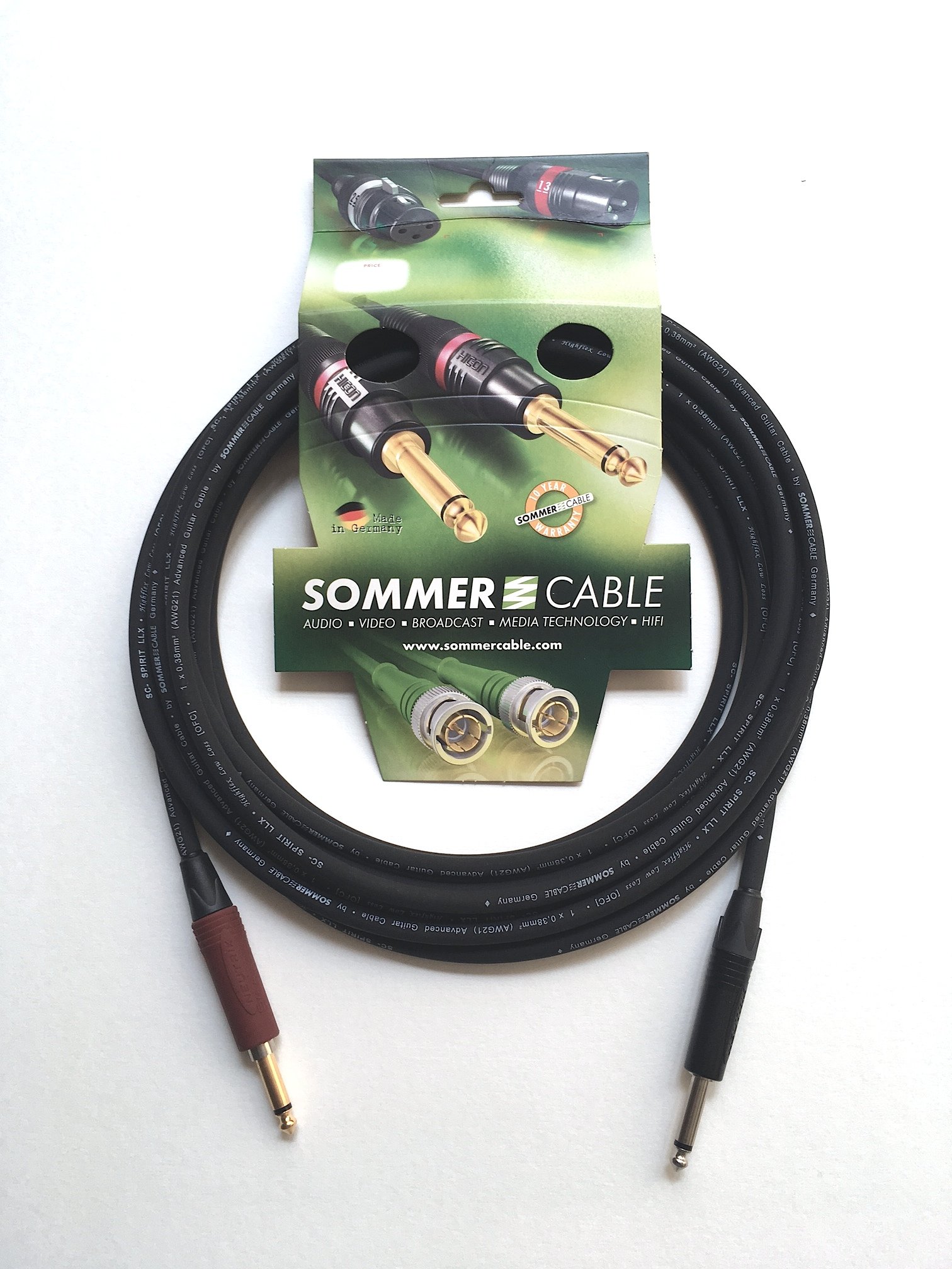 Sommercable Instrument SC Spirit LLX "Low Loss" dotato di jack NP2X-BAG / NP2X-AU-SILENT Neutrik (3 m)