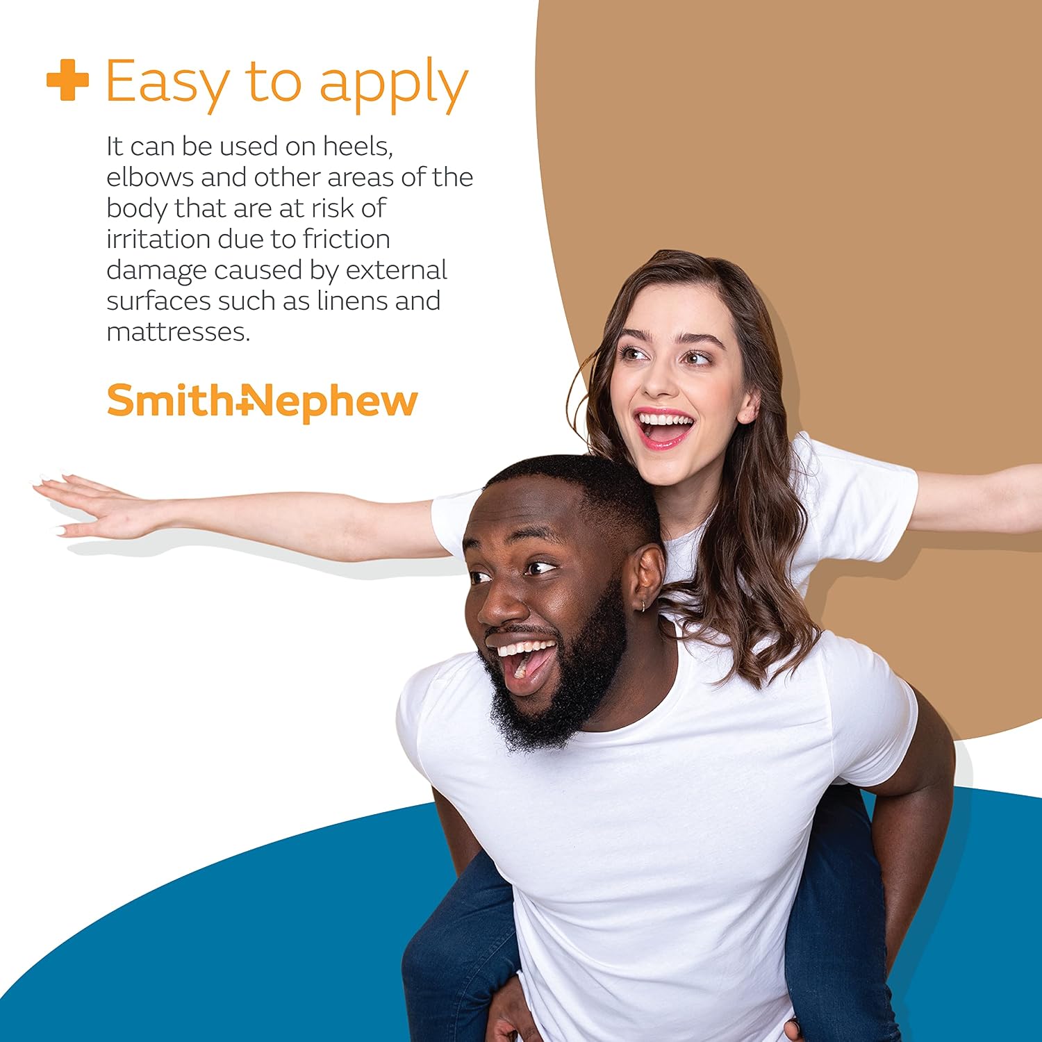 Smith & Nephew NO-STING SKIN-PREP Wipes, Protective Dressing Wipes, Alcohol-Free Skin Barrier Film, Individually Wrapped, Box of 50