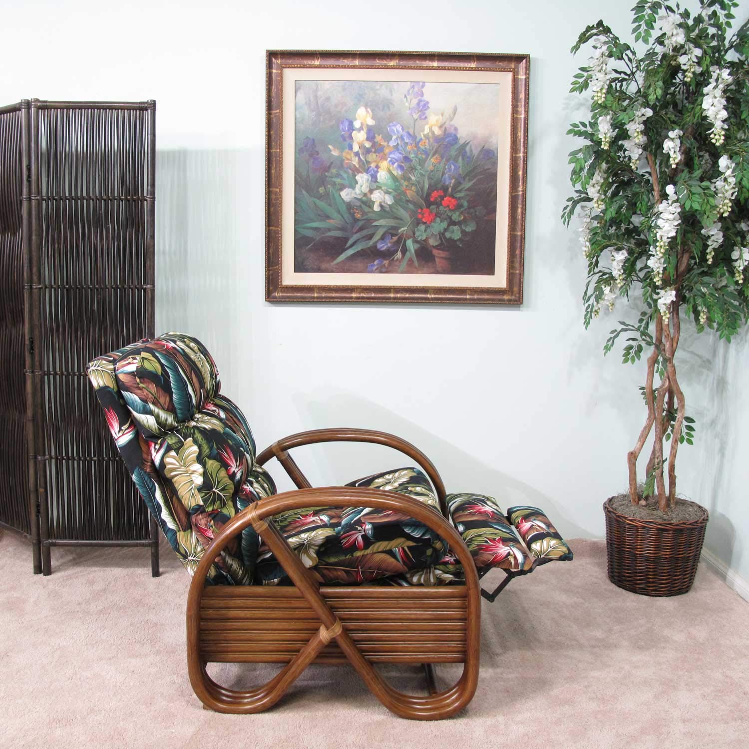 View of Hawaiian Style Wicker Furniture Amazon.com: Made In USA Rattan