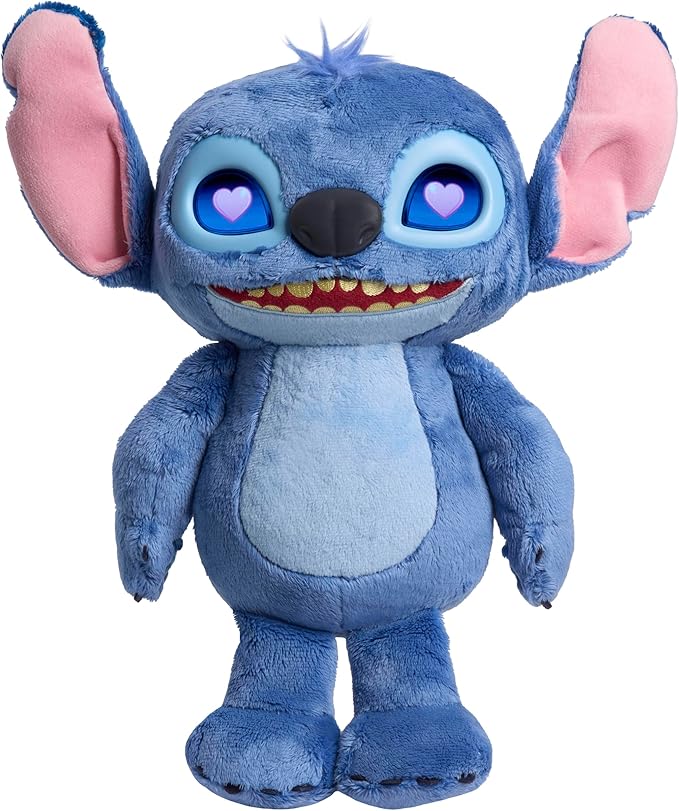 Una Fiesta de Explosiones con Momoa y Bautista 9 813NPpgQ2cL. AC SX679 Disney Stitch Just Play Many Moods 14-inch Interactive Plush, 50+ Sounds & Effects, LCD Eyes, Inspired by Disneys New Live-Action Lilo & Stitch Movie, Toy for Fans, Girls, Boys, Kids 3+