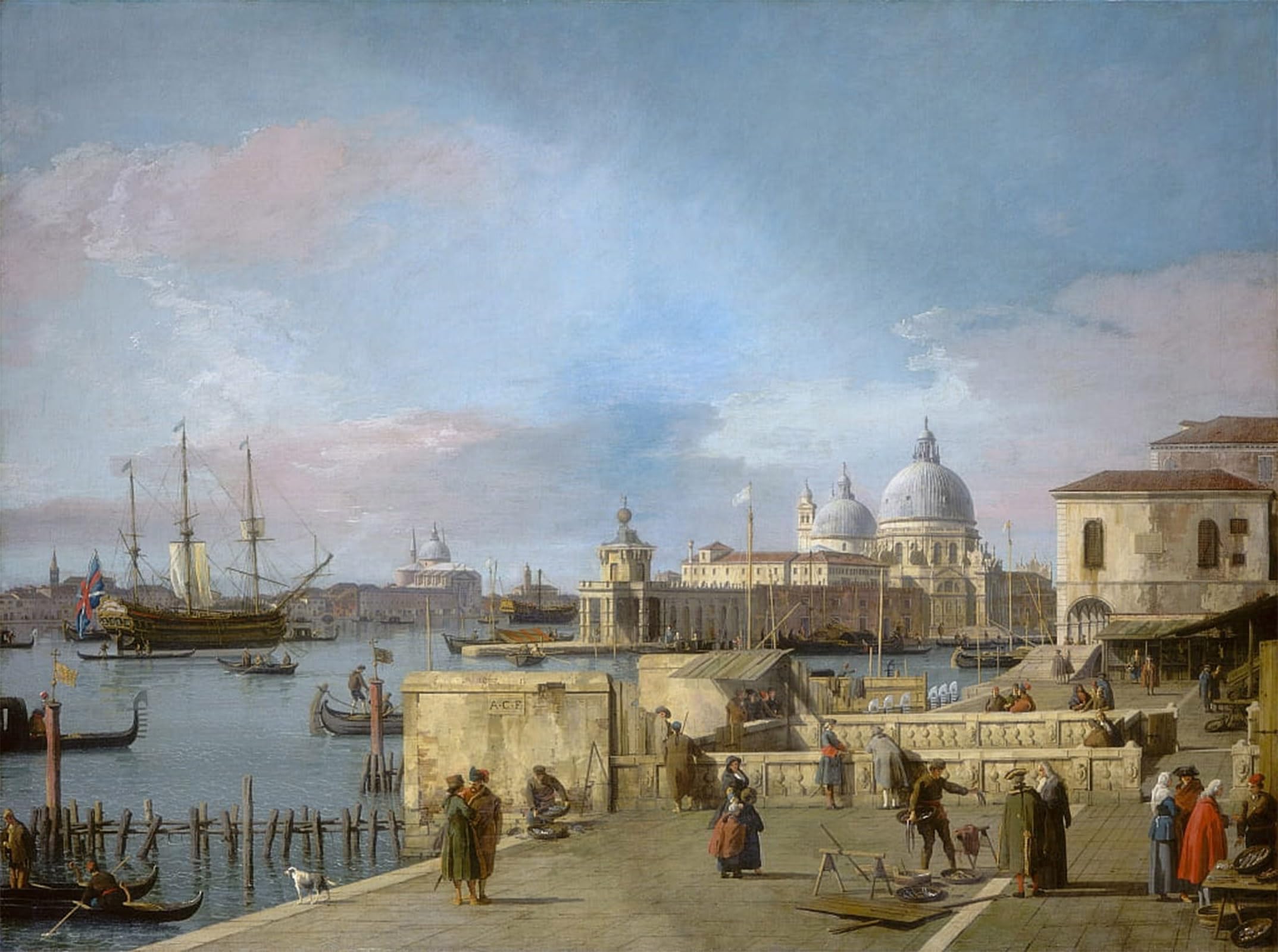 De Célèbres Tableaux Murale Art Canaletto Impression Salon - 5