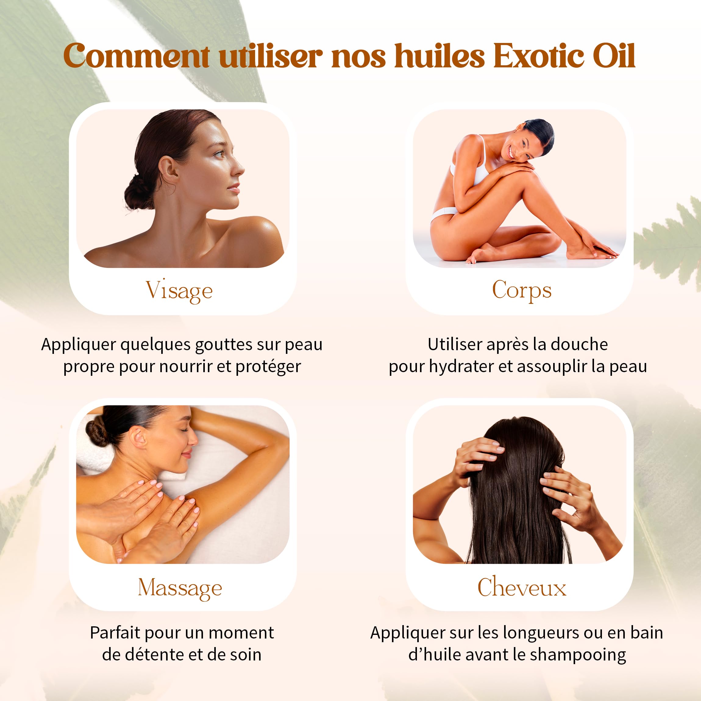 Coffret Cadeau Femme Bio – 3 Huiles Végétales Certifiées COSMOS ORGANIC – Argan, Coco, Jojoba Golden – Soin Visage Corps Cheveux – Pressées à Froid – 3 x 50 ml