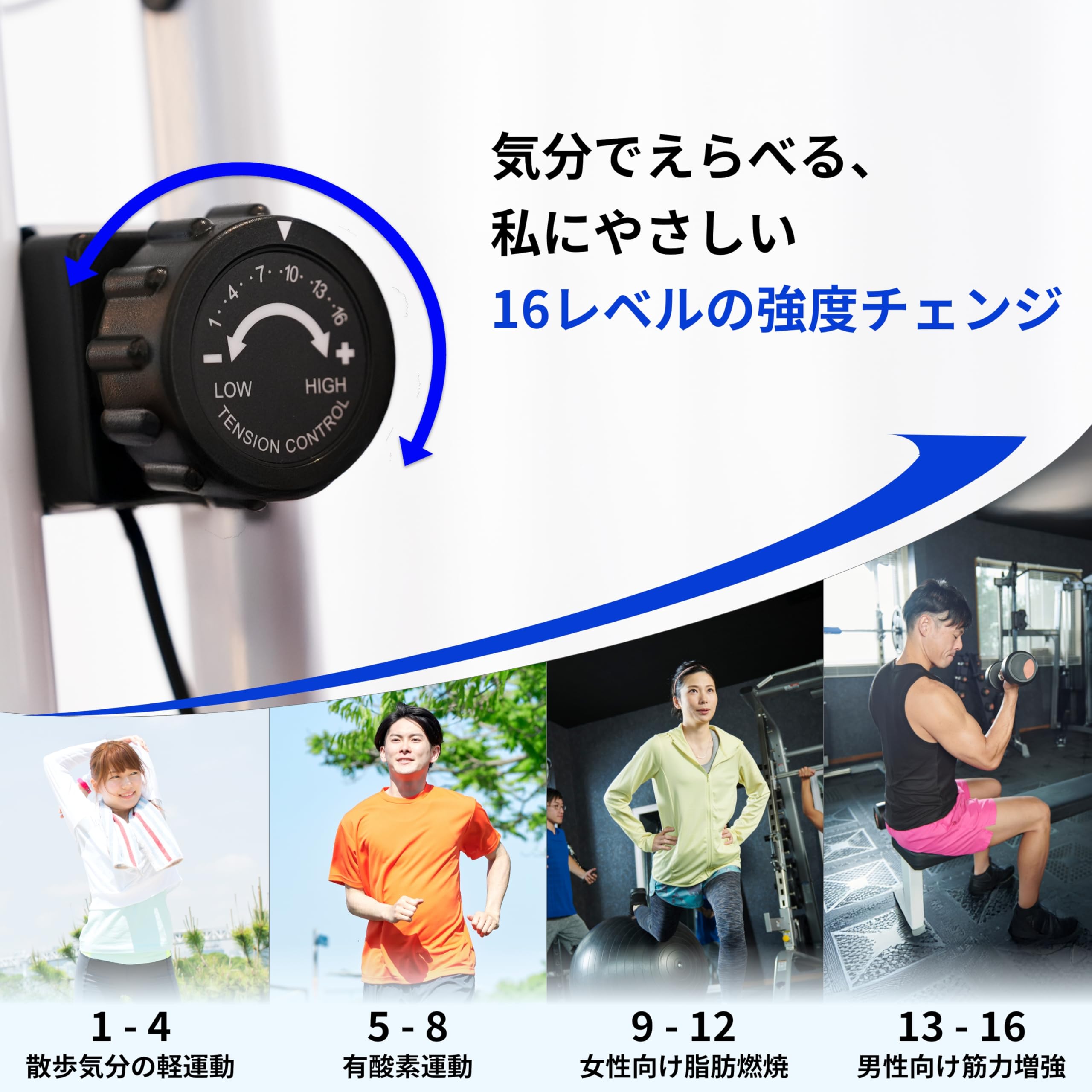 Amazon.co.jp: 【理学療法士監修】AspRakuFit フィットネスバイク